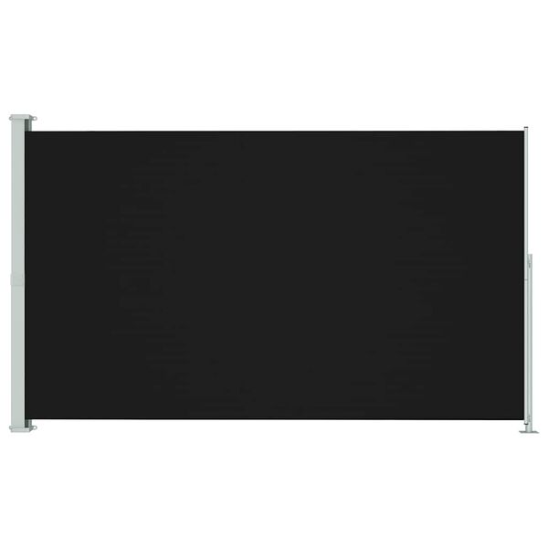 vidaXL Seitenmarkise Ausziehbar 180x300 cm Schwarz