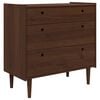 vidaXL Kommode BILBAO Dunkelkaramell 90 x 45 x 89 cm