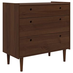 vidaXL Kommode BILBAO Dunkelkaramell 90 x 45 x 89 cm