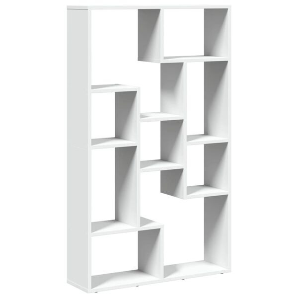 vidaXL Bücherregal Weiß 72x20x120 cm Holzwerkstoff