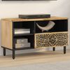 vidaXL TV-Schrank 80x33x46 cm Massivholz Mango