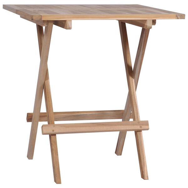 vidaXL 3-tlg. Bistro-Set Klappbar Massivholz Teak
