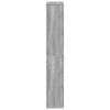 vidaXL B&uuml;cherregal Grau Sonoma 72x20x120 cm Holzwerkstoff