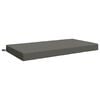 vidaXL Sitzkissen SOEST 100 % Polyester Grau 120 x 80 x 10 cm