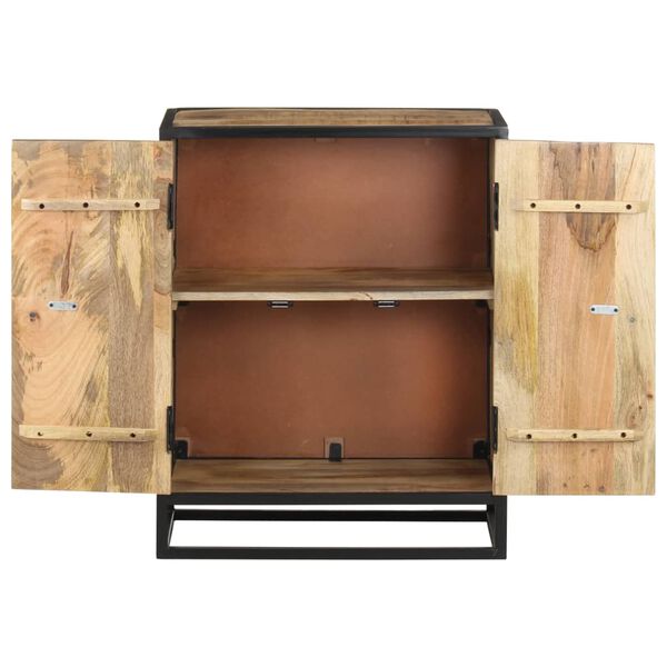 vidaXL Sideboard Handgeschnitzt 60x35x75 cm Massivholz Mango