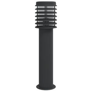 vidaXL Wegeleuchte Schwarz 60 cm Edelstahl
