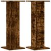 vidaXL Lautsprecherst&auml;nder 2Stk. R&auml;uchereiche 30x30x80cm Holzwerkstoff