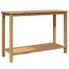 vidaXL Konsolentisch Braun 110 x 40 x 75 cm Massivholz Teak