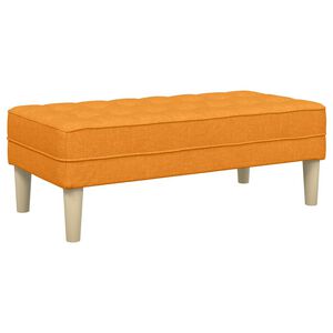 vidaXL Bank mit Kissen Dunkelgelb 113 x 57 x 39 cm Stoff