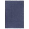 vidaXL Teppich Rechteckig Marineblau 160x230 cm Baumwolle