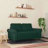 vidaXL 2-Sitzer-Sofa Dunkelgr&uuml;n 120 cm Samt