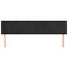 vidaXL Kopfteile 2 Stk. Schwarz 90x5x78/88 cm Samt