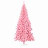 vidaXL Weihnachtsbaum mit 300 LEDs mit St&auml;nder Rosa 240 cm PVC