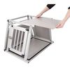 Kerbl Hunde-Transportbox Barry 77x55x50 cm Aluminium