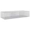 vidaXL Gabione mit 3,5 mm Draht und 5x2,5 cm Maschen 250x100x50 cm