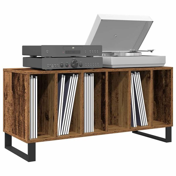 vidaXL Schallplattenschrank Altholz 100 x 38 x 48 cm Holzwerkstoff