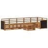 vidaXL Outdoor-Sofagarnitur 6 Stk. Natur Massivholz Akazie