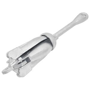 vidaXL Klappanker Silber 6 kg Feuerverzinktes Gusseisen