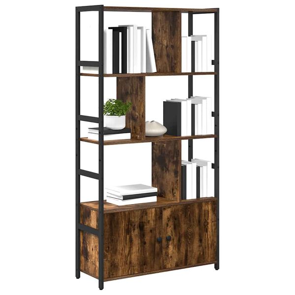 vidaXL B&uuml;cherregal Ger&auml;ucherte Eiche 80 x 30 x 155,5 cm Holzwerkstoff