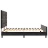 vidaXL Boxspringbett mit Kopfteil Schwarz 180 x 200 cm Samt