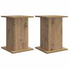 vidaXL Pflanzenst&auml;nder 2 pcs Artisan-Eiche 30,5 x 30 x 43 cm
