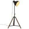vidaXL Stehleuchte 25 W Schwarz 75x75x90-150 cm E27