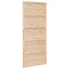 vidaXL Scheunent&uuml;r Natur 100 x 2,5 x 208 cm Massives Kiefernholz