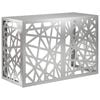 vidaXL Klimaanlagenabdeckung Silber 90 x 40 x 60 cm Verzinkter Stahl