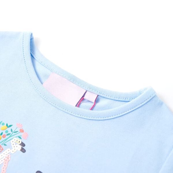 Kinder-T-Shirt Hellblau 104