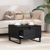 vidaXL Couchtisch Schwarz Eichen-Optik 55 x 55 x 36,5 cm Holzwerkstoff