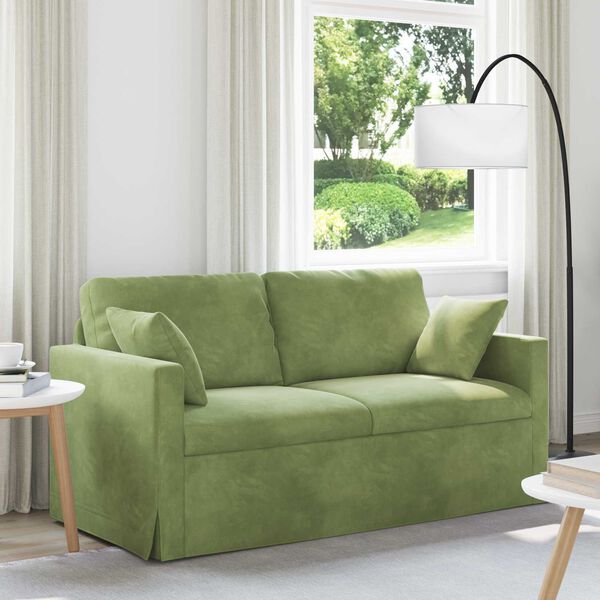 vidaXL Sofa Hellgr&uuml;n Gesamtabmessungen: 158 x 78 x 80 cm (B x T x H)