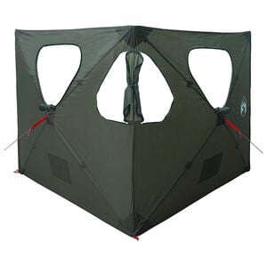 vidaXL Huntingzelt Olivegr&uuml;n 145 x 145 x 150 cm Polyester und Stahl