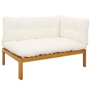vidaXL Gartenecksofa Akazienholz