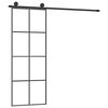 vidaXL Schiebet&uuml;r mit Beschlag 76x205 cm ESG-Glas & Aluminium