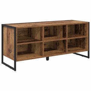 vidaXL Schuhschrank 100 x 35 x 44 cm Holzwerkstoff Altholz