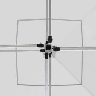 vidaXL Profi-Partyzelt Faltbar mit Wänden Aluminium 3×3m Weiß