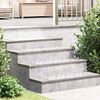 vidaXL Treppe Tritt Rechtwinklig 2 pcs Silber 70 x 30 cm Aluminium