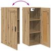 vidaXL Highboard Artisan-Eiche 34,5 x 34 x 180 cm Holzwerkstoff