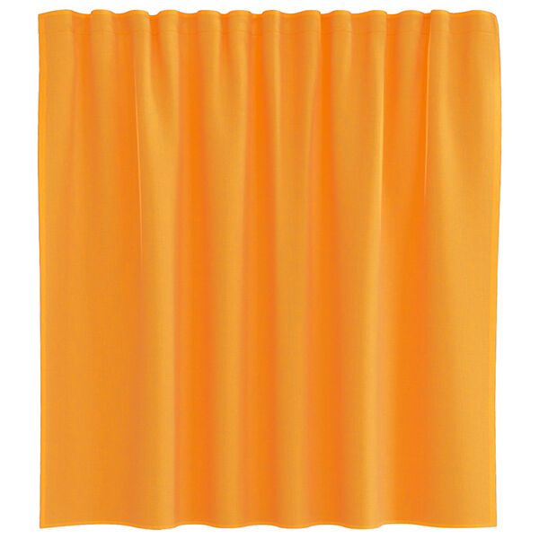 vidaXL Voile Vorhänge mit Stangentaschen 2 Stk. Orange