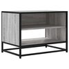 vidaXL TV-Schrank Grau Sonoma 61x40x46 cm Holzwerkstoff und Metall
