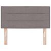 vidaXL Kopfteil mit Kopfteil Taupe 100 cm Kunstleder