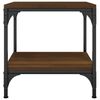 vidaXL Beistelltische 2 Stk. Braun Eiche 40x40x40 cm Holzwerkstoff