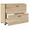 vidaXL Badezimmerschrank mit Schubladen Sonoma-Eiche 76,5 x 35 x 64 cm