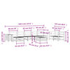 vidaXL 10-tlg. Garten-Sofagarnitur Massivholz Douglasie