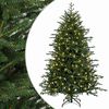 vidaXL K&uuml;nstlicher klappbarer Weihnachtsbaum 150 cm 150 LEDs