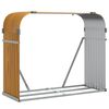 vidaXL Kaminholzunterstand Holzoptik 120x45x100 cm Verzinkter Stahl
