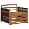 vidaXL Outdoor Mittelsofa Natur