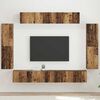 vidaXL TV-Schr&auml;nk 8 pcs Altholz
