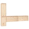 vidaXL TV-Schränke 4 Stk. Massivholz Kiefer