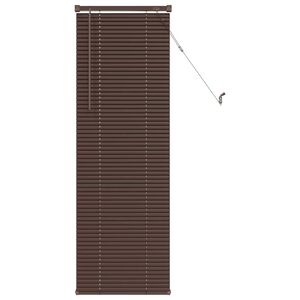 vidaXL Venezianische Jalousie Dunkelbraun mit Muster 150 x 40 cm 25 mm